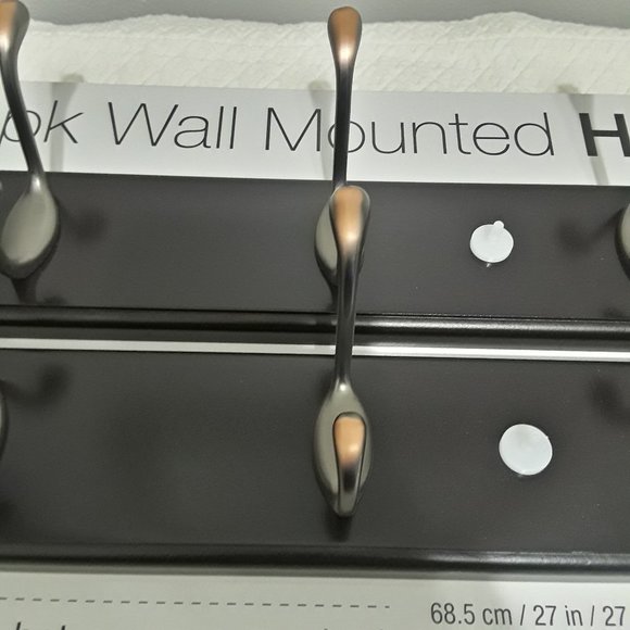 Wall Mounted Hook Rails - 2 pack - Picture 3 of 7